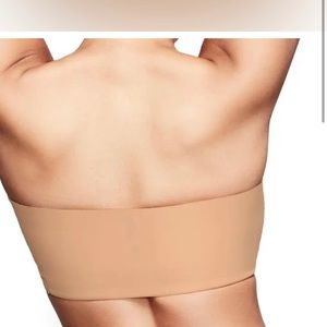 SKIMS Fits Everybody Bandeau Bralette size L color: Clay